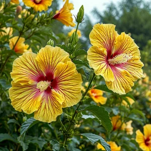 Гибискус Свит Соната купить по цене от 249р. в интернет-магазине «Посадика» с доставкой почтой в в Шебекиное и по всей России – [изображение №1].