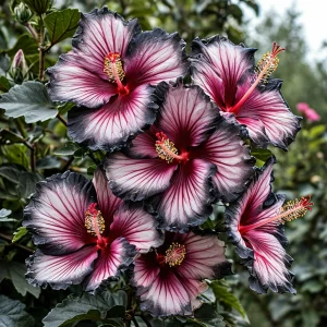 Гибискус садовый Самер Бридж купить по цене от 306р. в интернет-магазине «Посадика» с доставкой почтой в в Шебекиное и по всей России – [изображение №1].